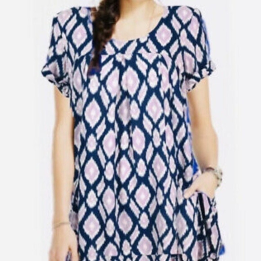 Anthropologie Holding Horses print tunic
